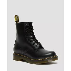 Dr. Martens 1460 Smooth Leather Lace-Up Boots Black Size 8